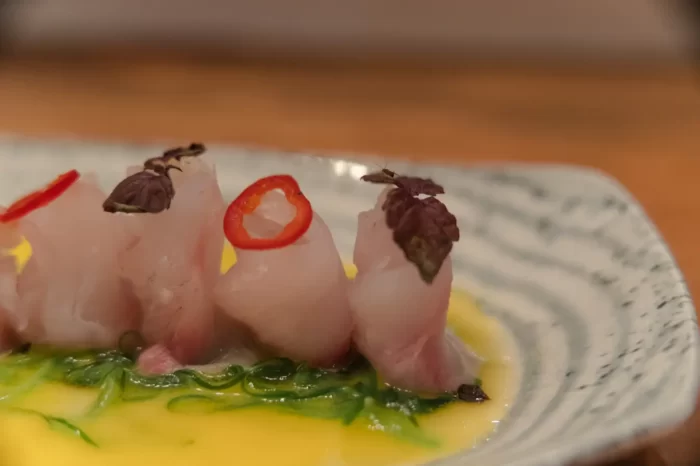 sushi restaurant fish food antiparos dinner
